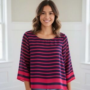 Joie striped silk blouse NWOT